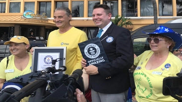 World Record for the Largest Underwater Cleanup Set
