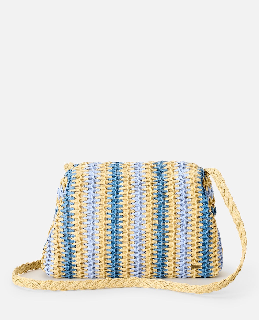 RIP CURL CROCHET FRAMED CLUTCH 2400 - Blue/Natural 1SZ