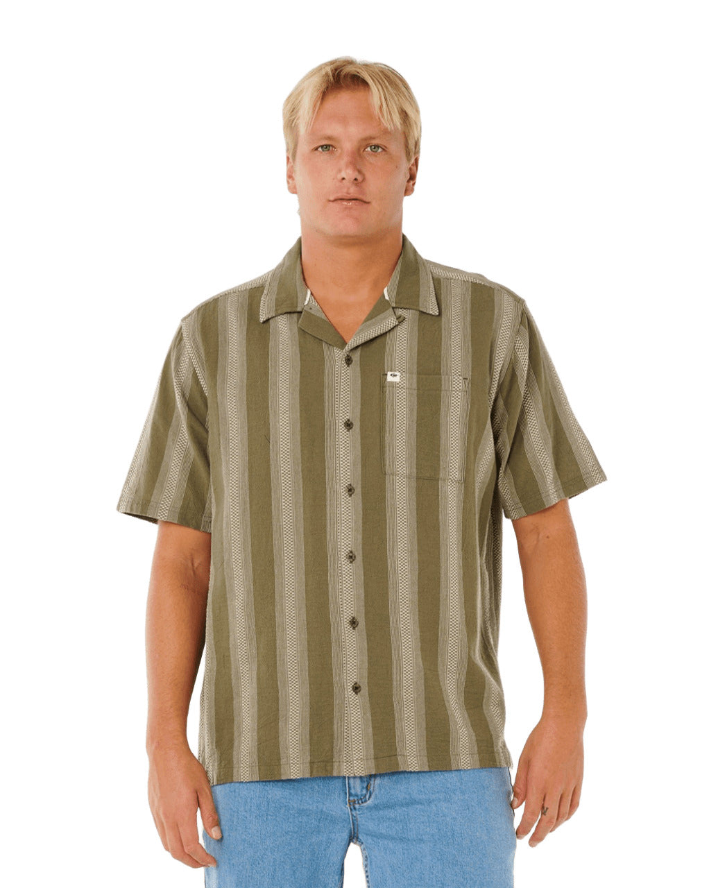 RIP CURL CLASSIC SURF WEAVER S/S SHIRT Fatigue S