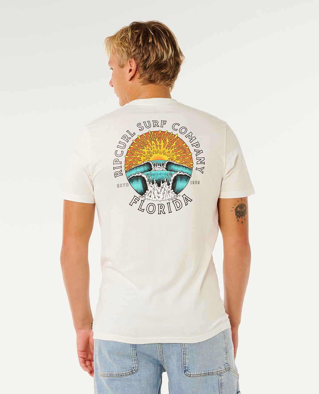 Rip Curl Sunrise Desto Tee Bone Florida L