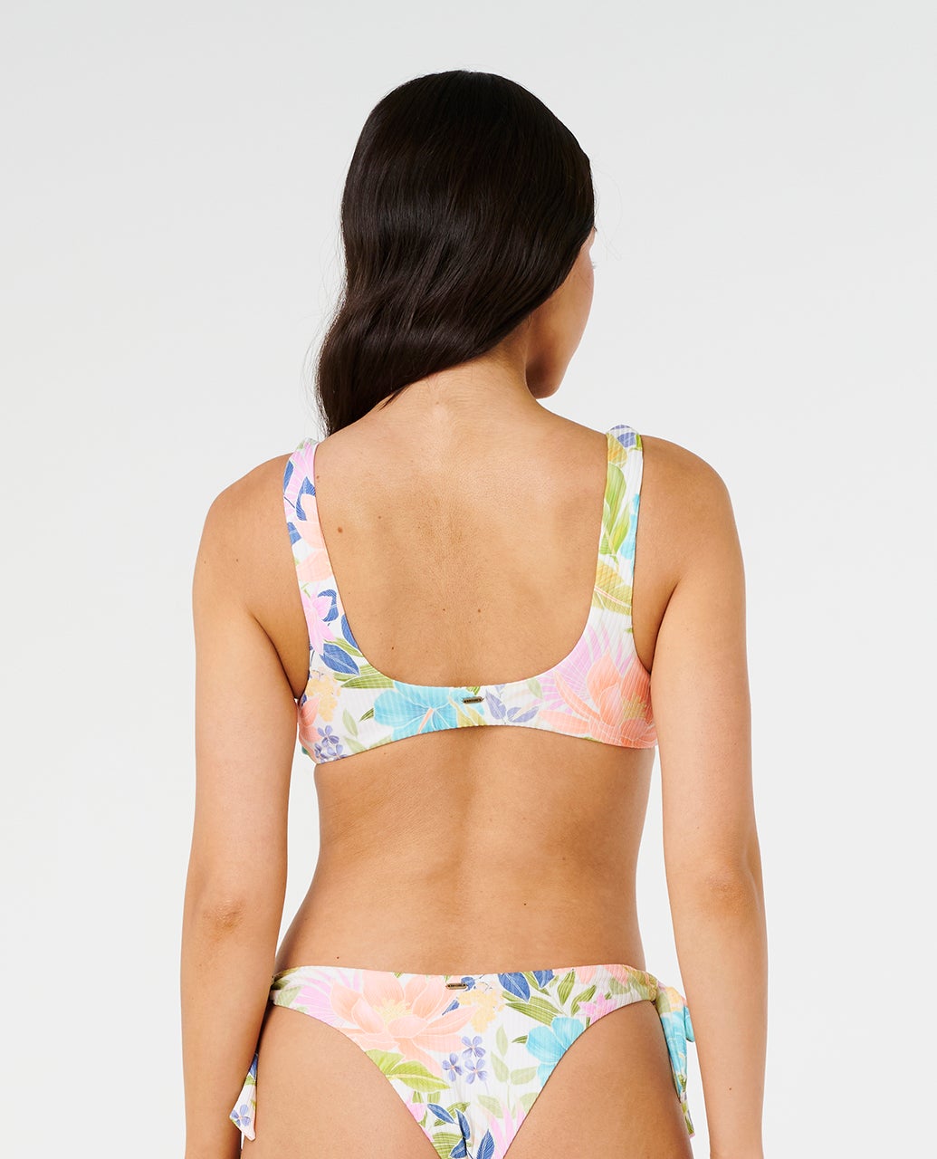Rip Curl Catalina Island Tie Front Crop Multico M