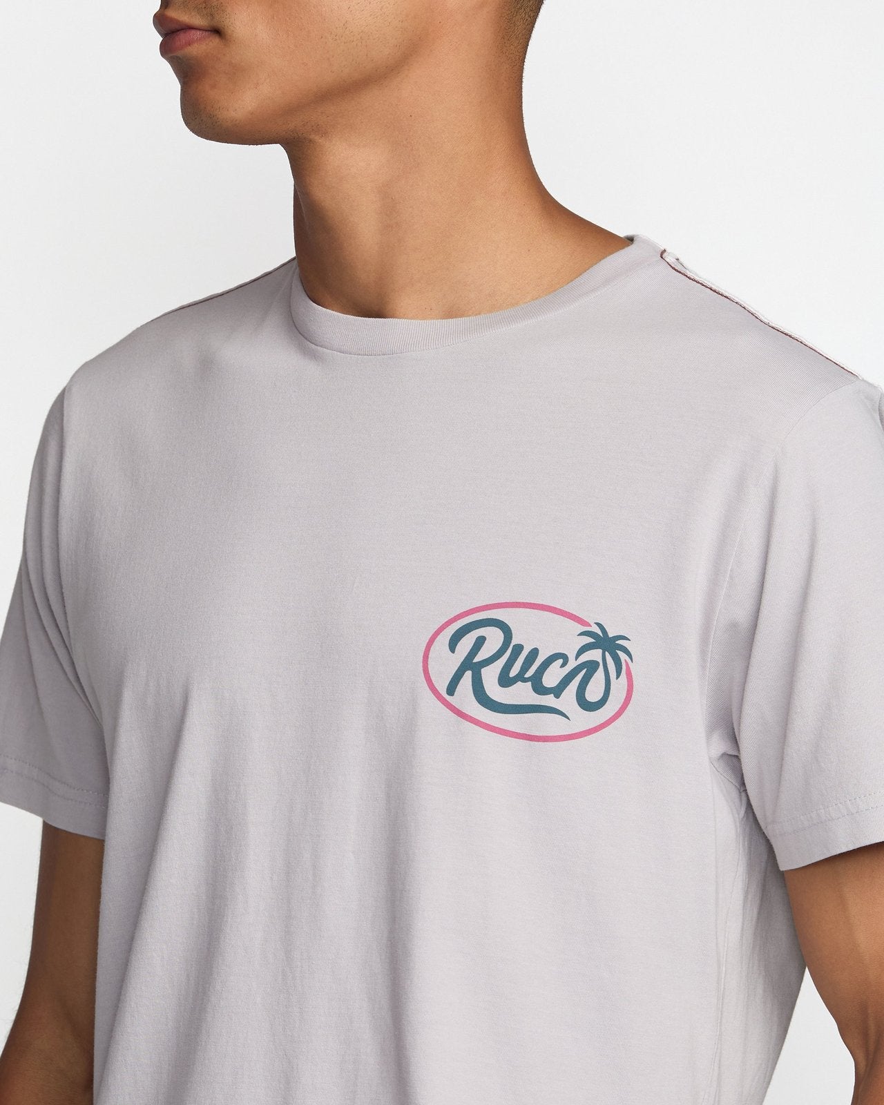 RVCA FROND SCRIPT SS LIL-LILAC XL