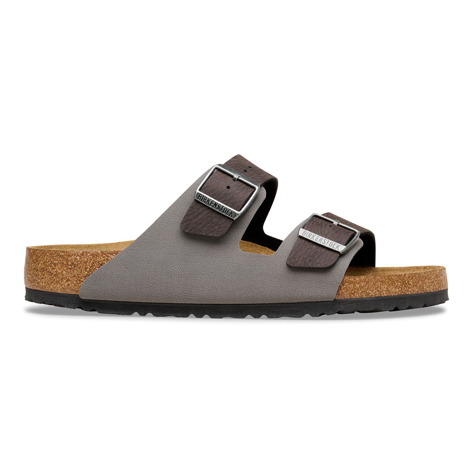 Birkenstock Arizona Mens Sandal Desert Birkibuc-Birkibuc-Black-Dark Gray 11