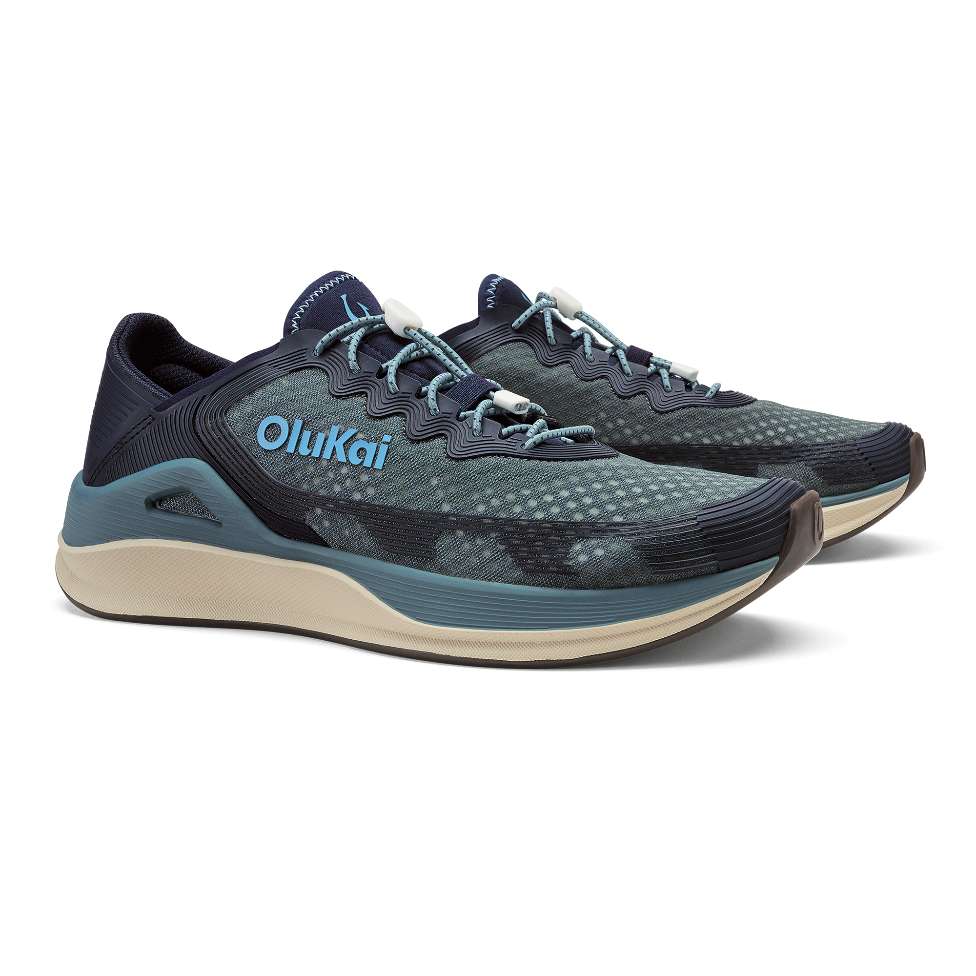 Olukai Ahi Mens Shoe VMDE-Storm-Trench Blue 8.5