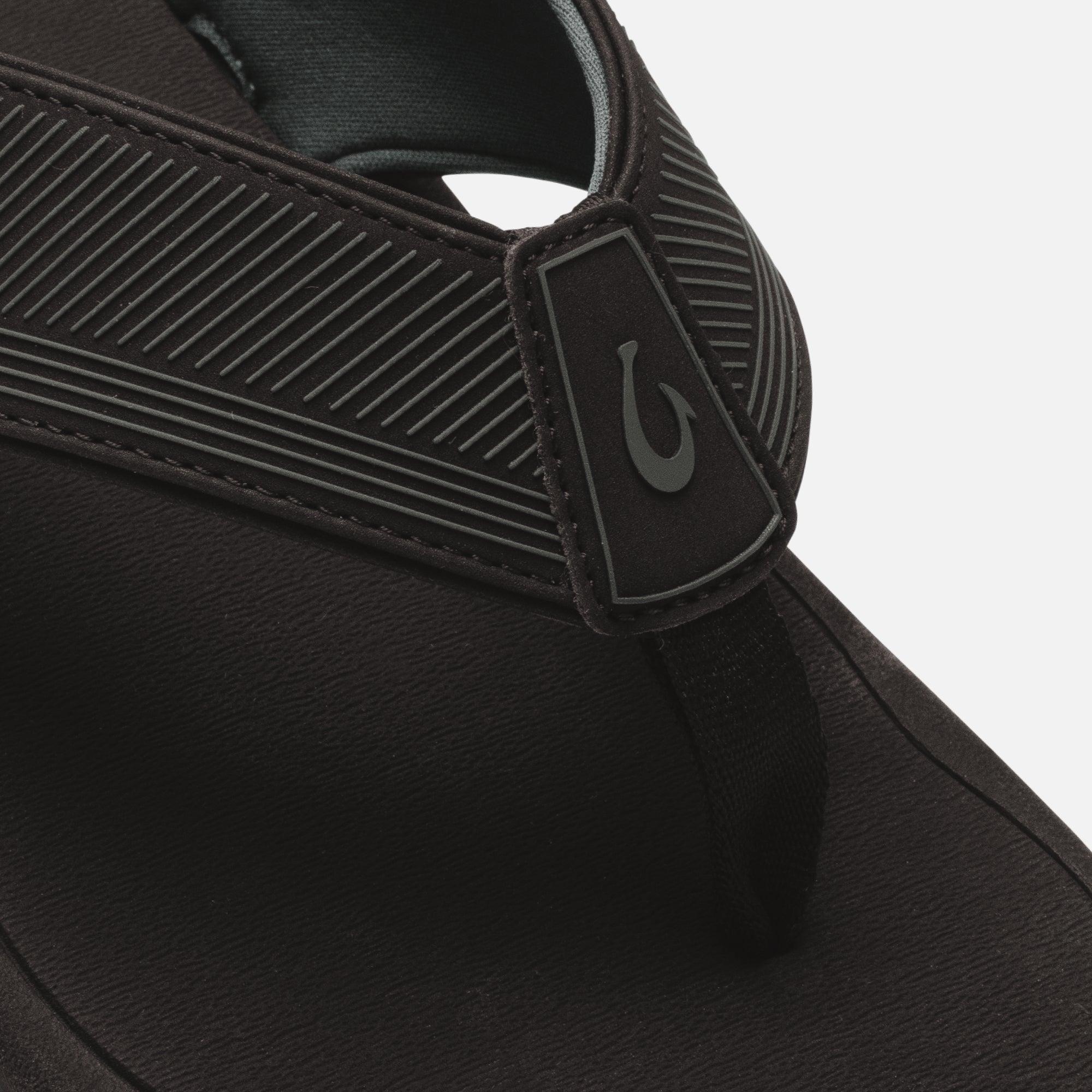 Olukai Ahi Kai Mens Sandal 4040-Black-Black 14