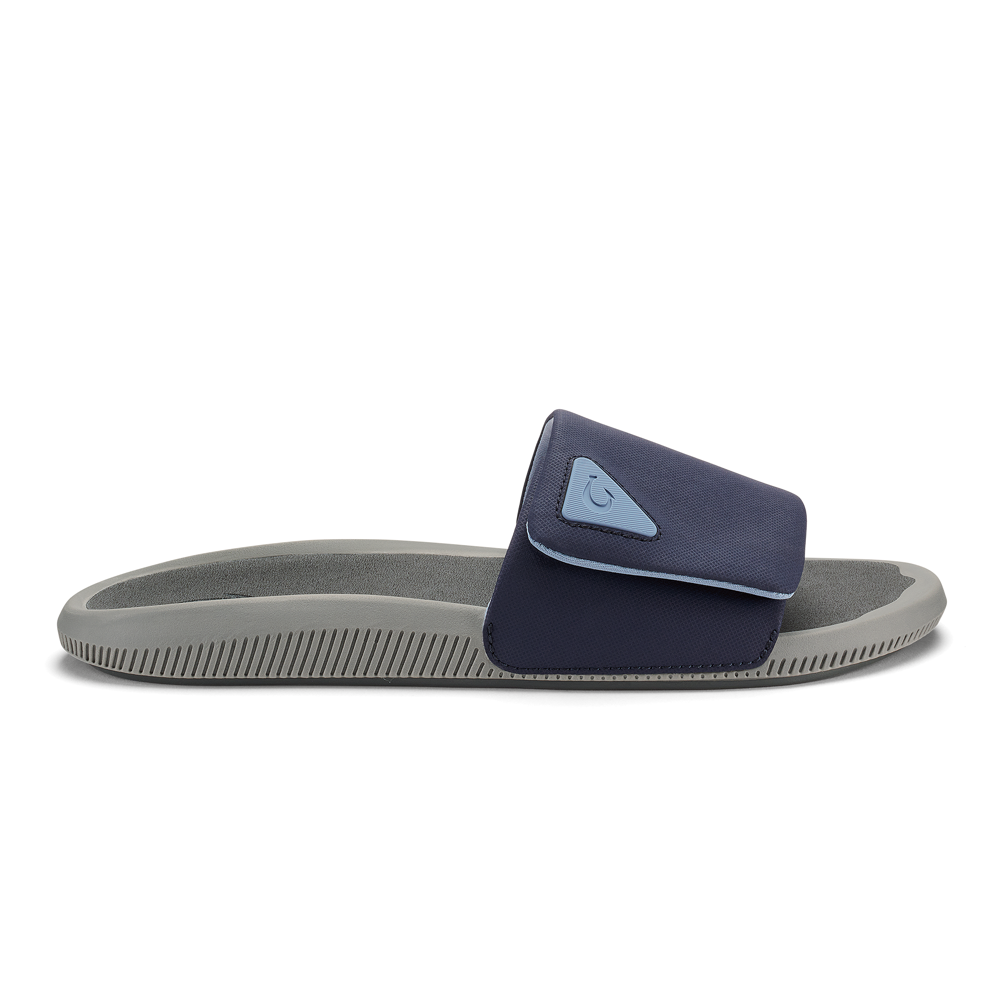Olukai Ulele Slide Mens Sandal TF26-Blue Depth-Charcoal 11