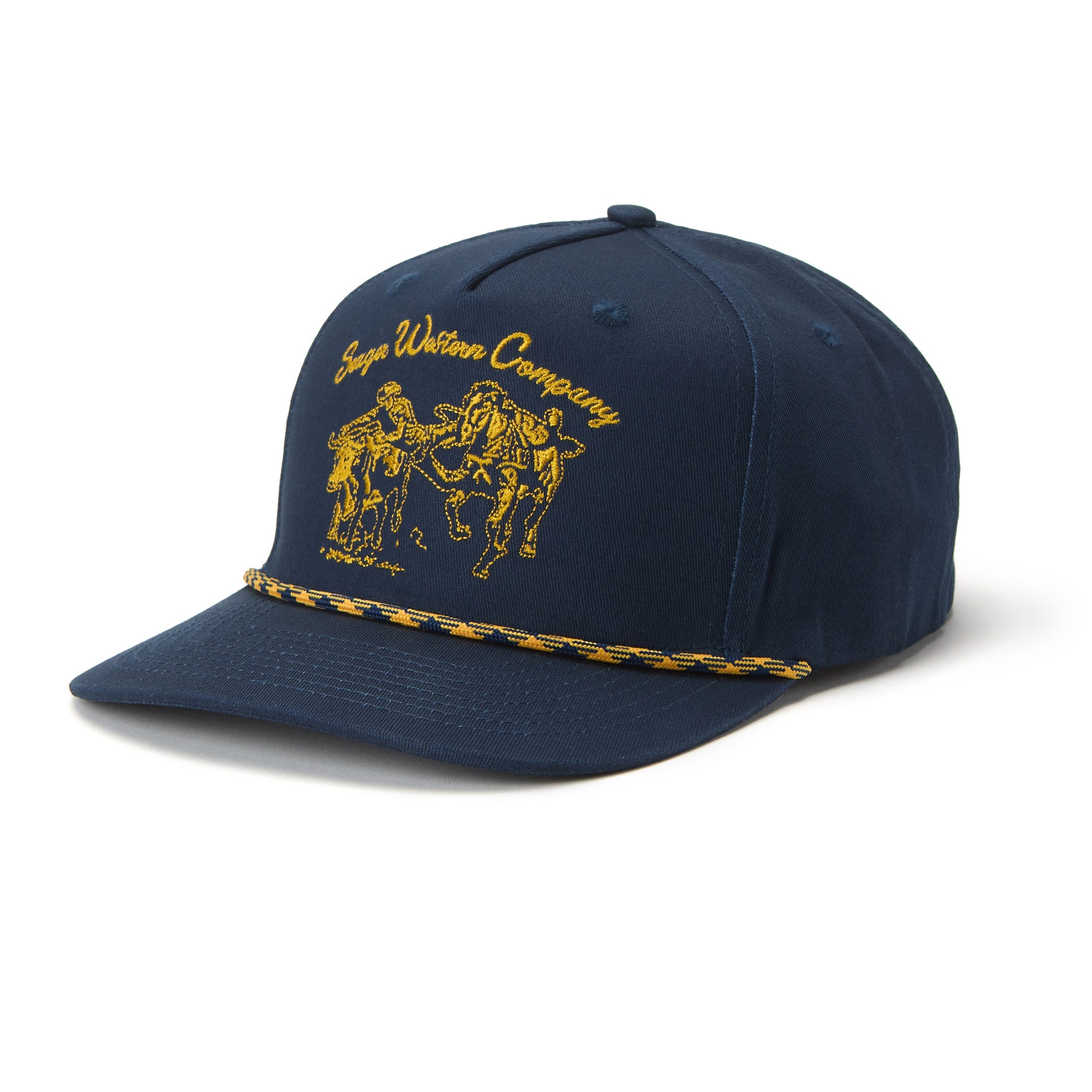 Seager Los Rios Canvas Snapback Navy O/S