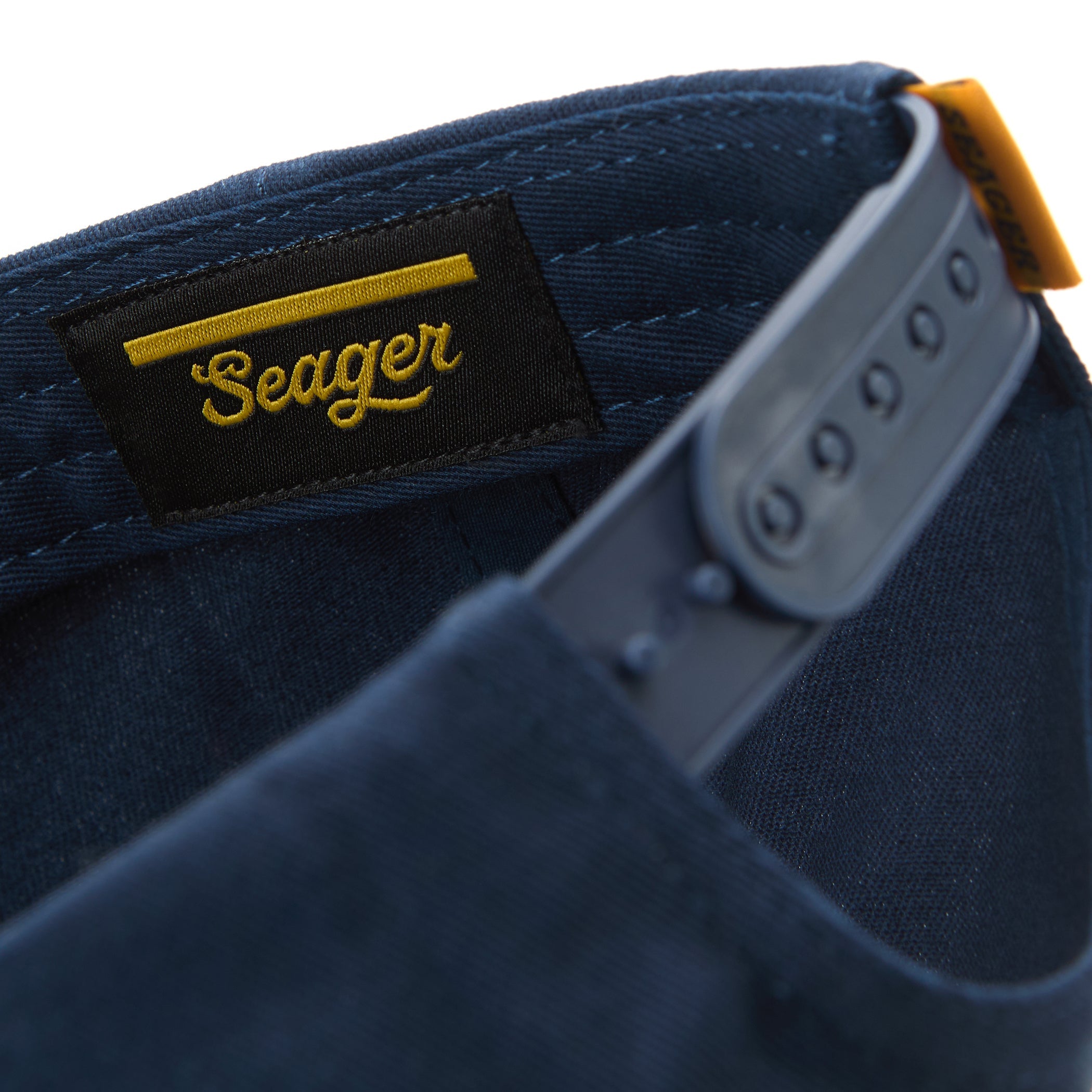 Seager Los Rios Canvas Snapback Navy O/S