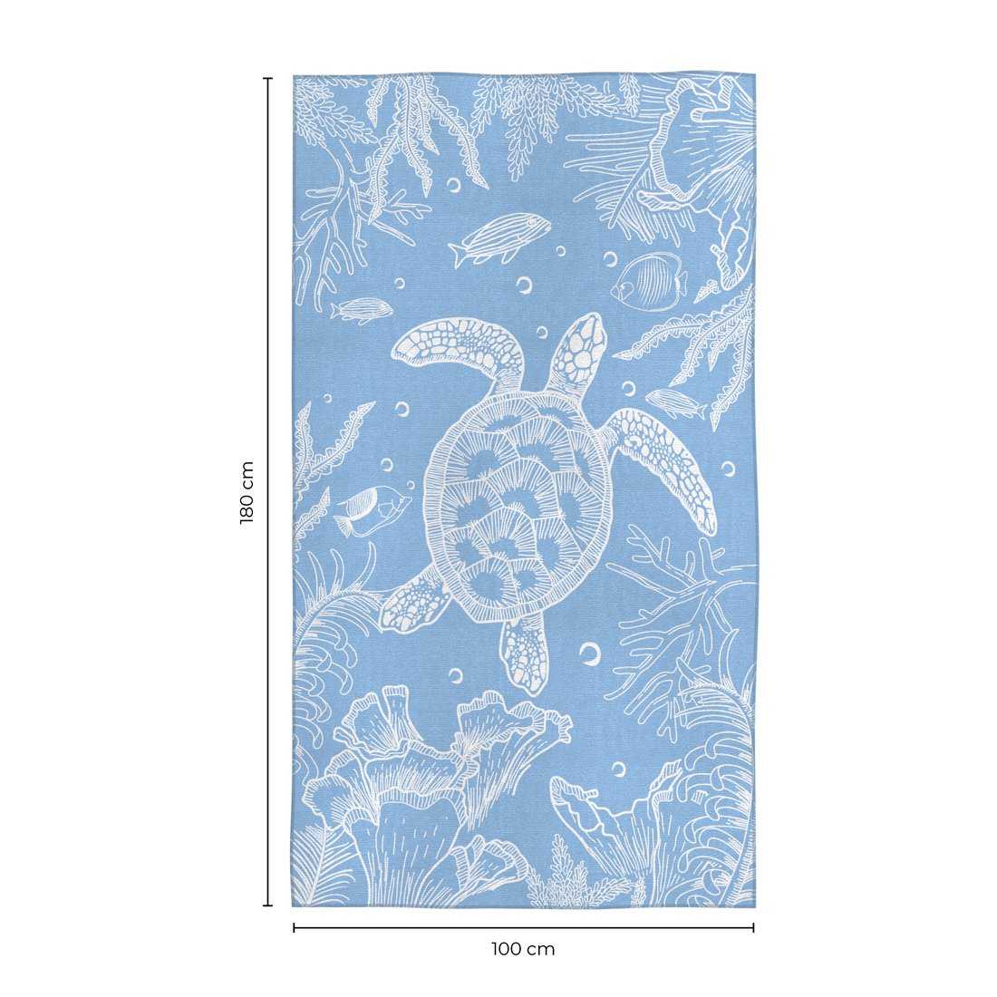 Florida Glow Sea Turtle Towel XL