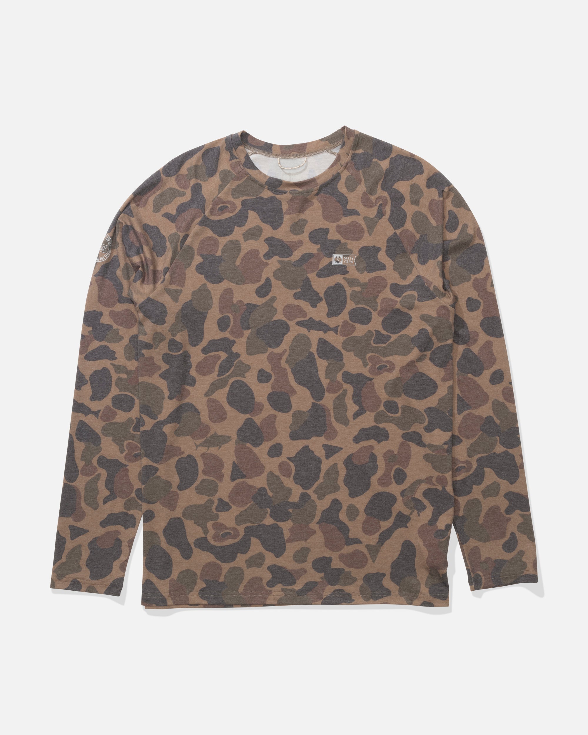Salty Crew Mariner Lite UV LS Shirt TanCamo M