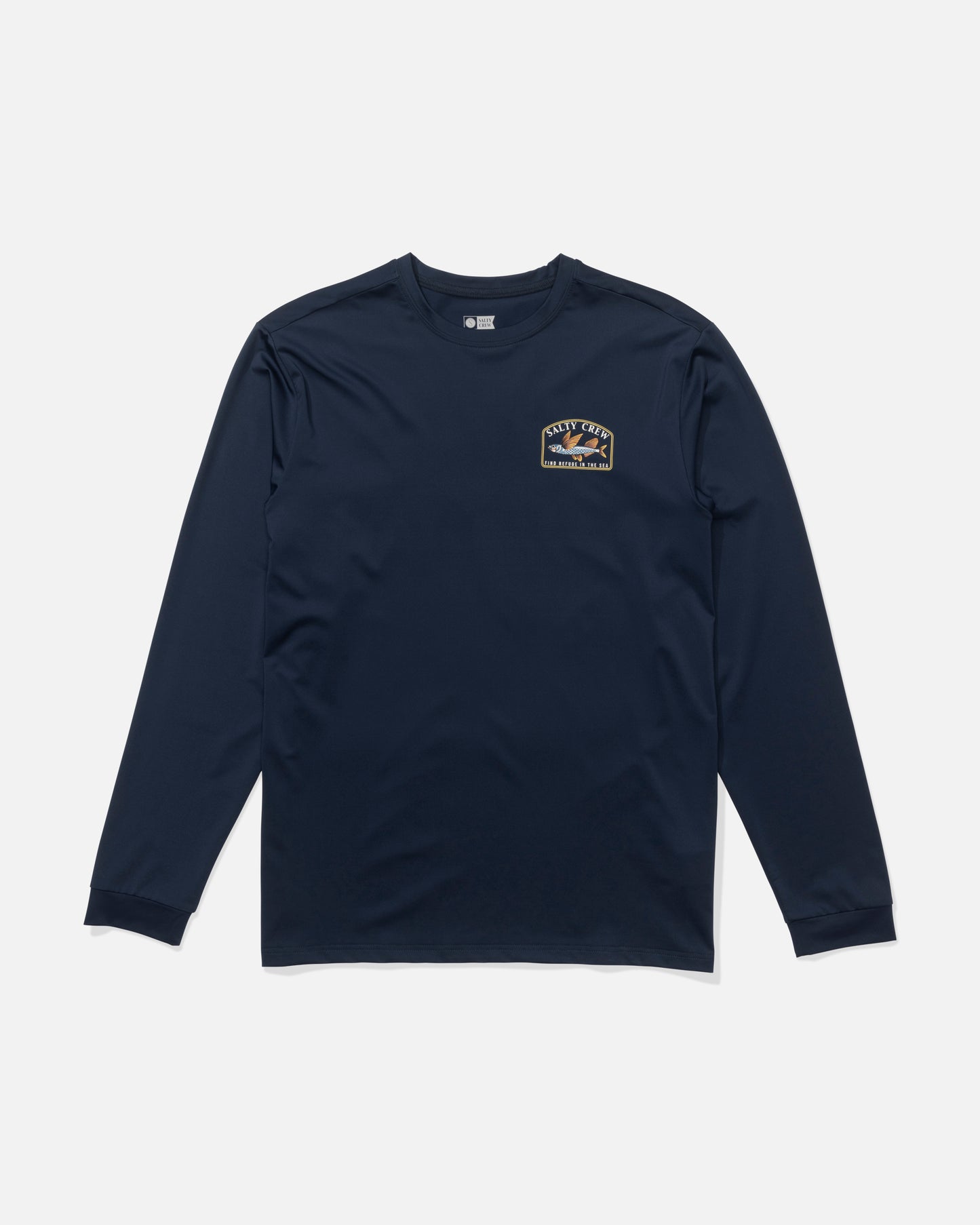 Salty Crew Fly Home LS Sunshirt Navy L