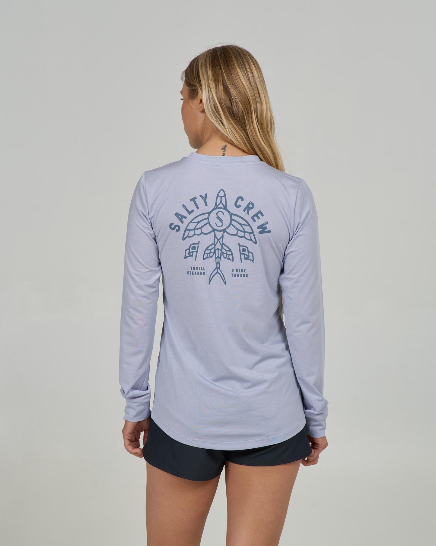 SALTY CREW FLYING HIGH SUNSHIRT Fog S