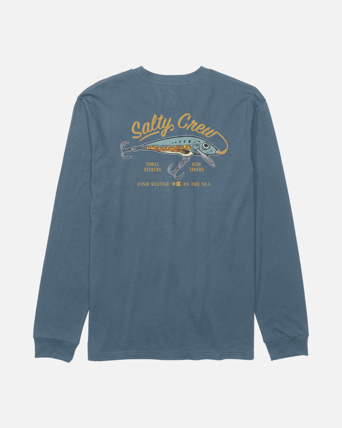 Salty Crew Decoy LS Tee Slate M