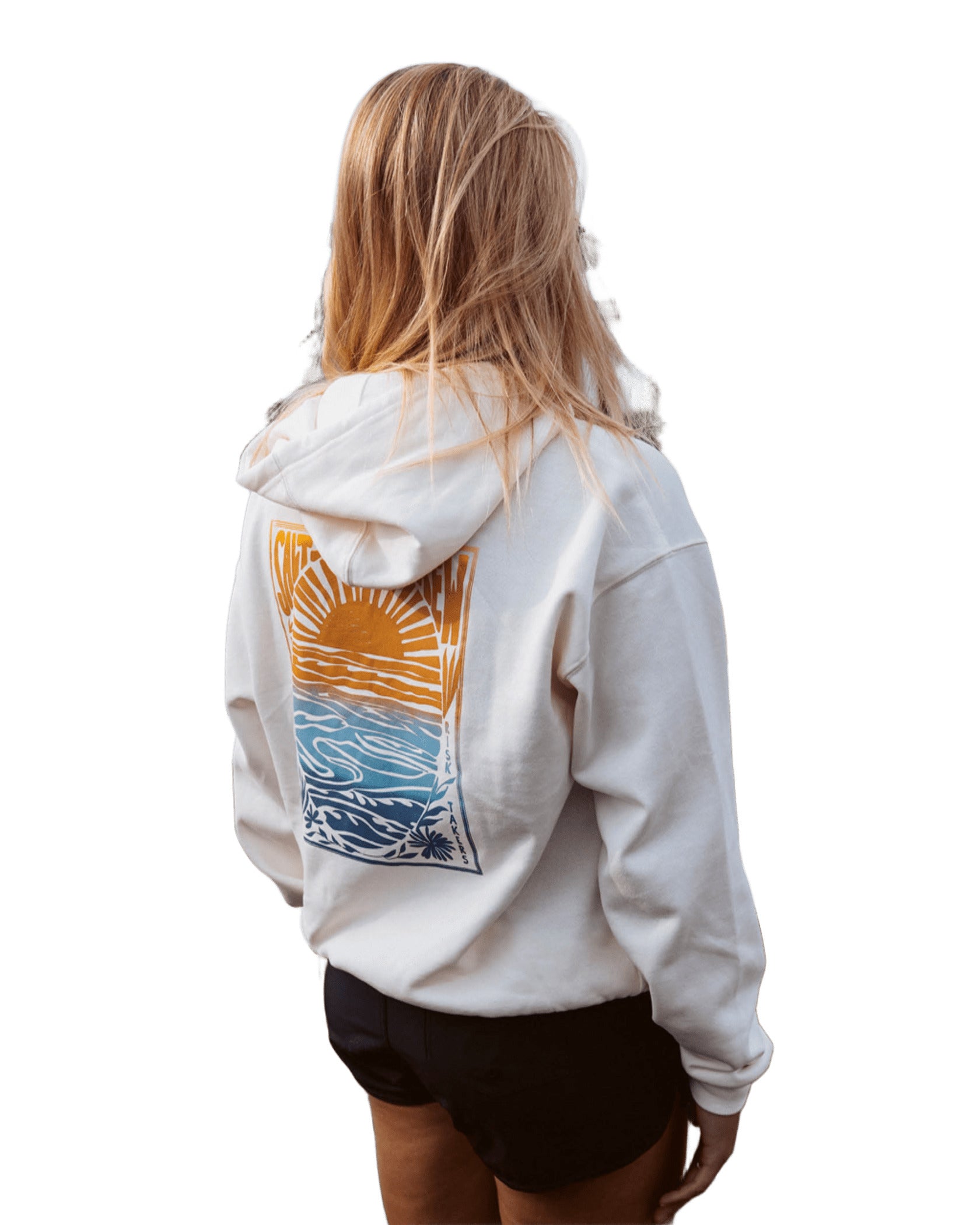 SALTY CREW POSTED HOODY OFF WHITE M