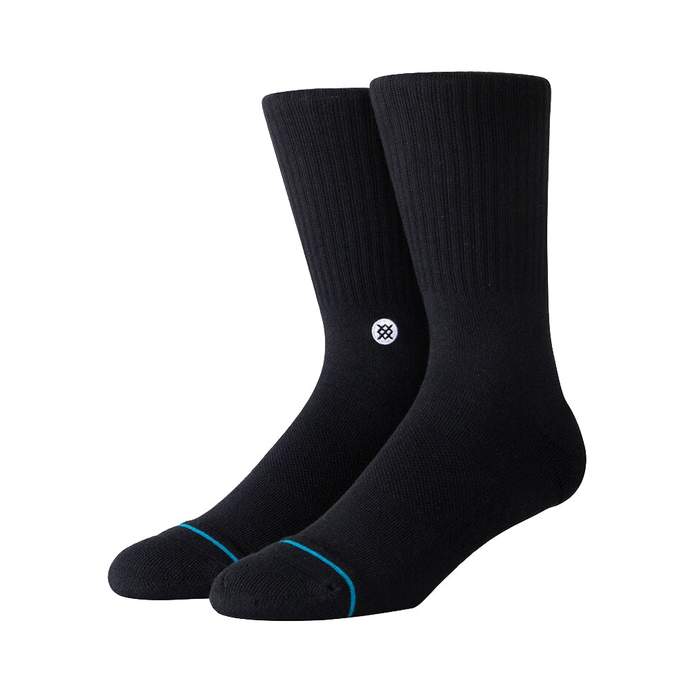 Stance Icon Mens Socks Black/White M