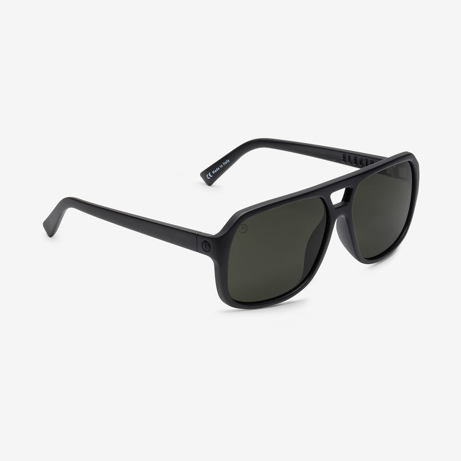 Electric Dude Sunglasses Matte Black Ohm Grey Oversized