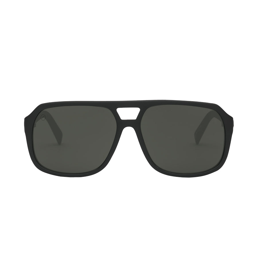 Electric Dude Sunglasses Matte Black Ohm Grey Oversized