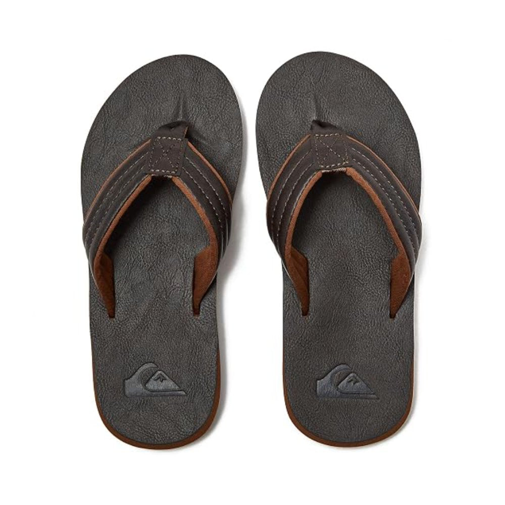 Quiksilver Carver Nubuck Youth Sandal Demitasse 10 C