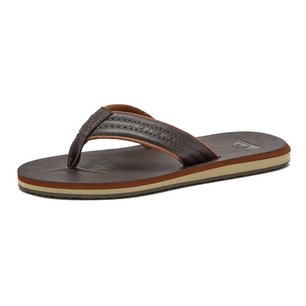 Quiksilver Carver Nubuck Youth Sandal Demitasse 10 C