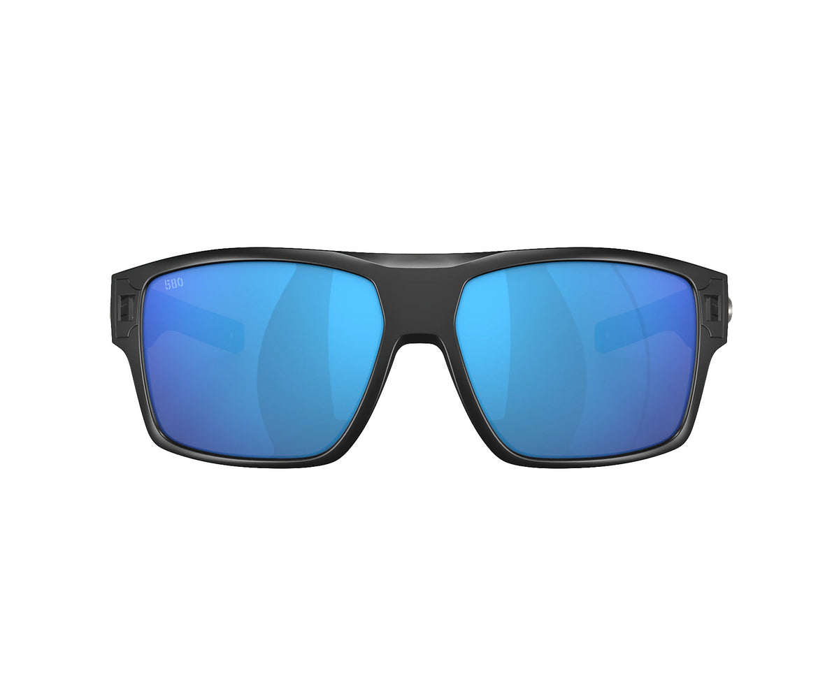 Costa Del Mar Diego Polarized Sunglasses MatteBlack BlueMirror 580G