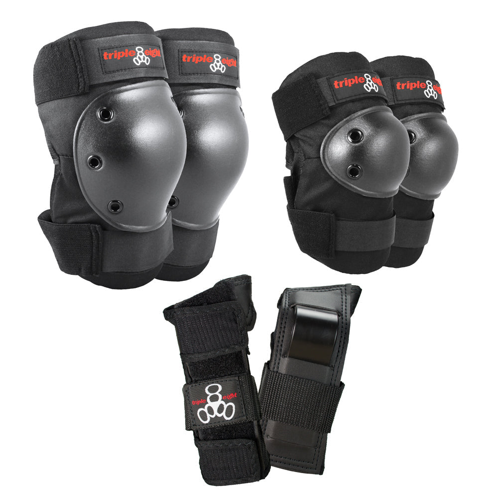 TRIPLE 8 SAVER 3/PK PADs BLACK XS