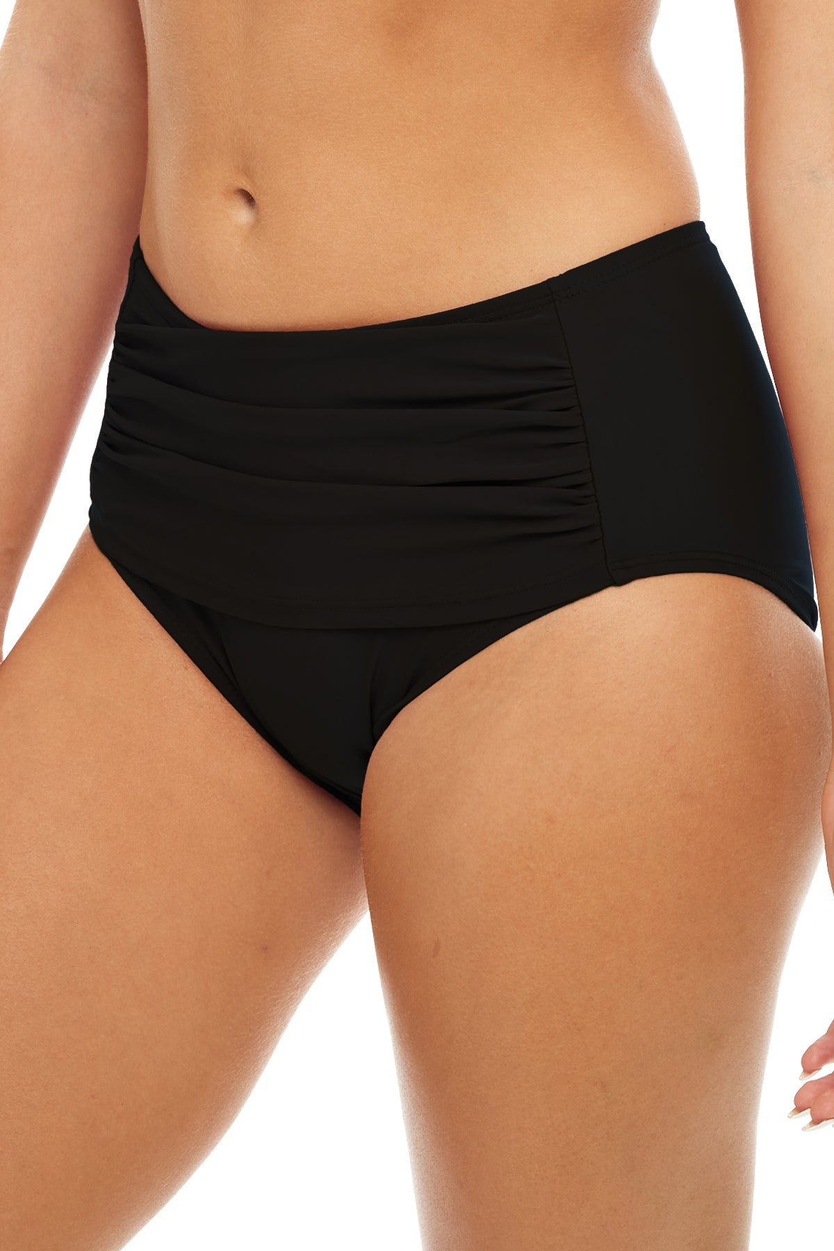 H20 Retro Highwaisted Bikini Bottom BLK M