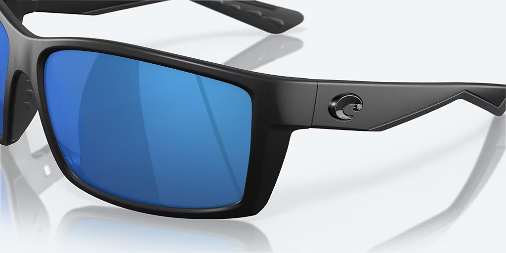 Costa Del Mar Reefton Polarized Sunglasses Blackout BlueMirror 580P