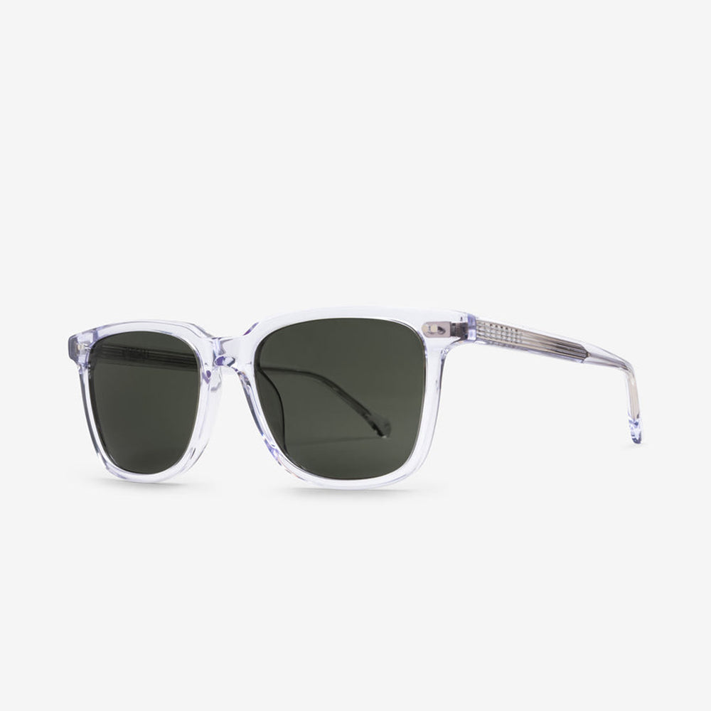 Electric Birch Polarized Sunglasses Crystal Gray Square