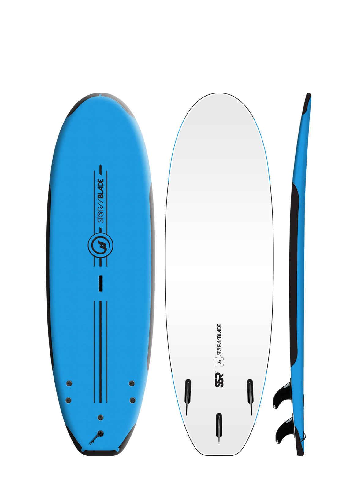 Storm Blade SSR Surfboard Azure Blue 7ft0in