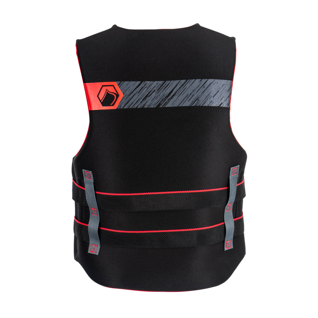 Liquid Force Hinge Classic USCGA 2023 Mens Life Jacket Black-Red XXXL