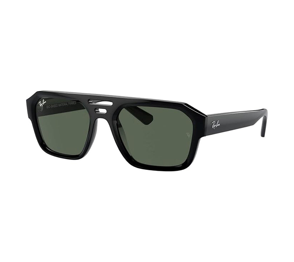 Ray-Ban Corrigan Sunglasses Black DkGreen