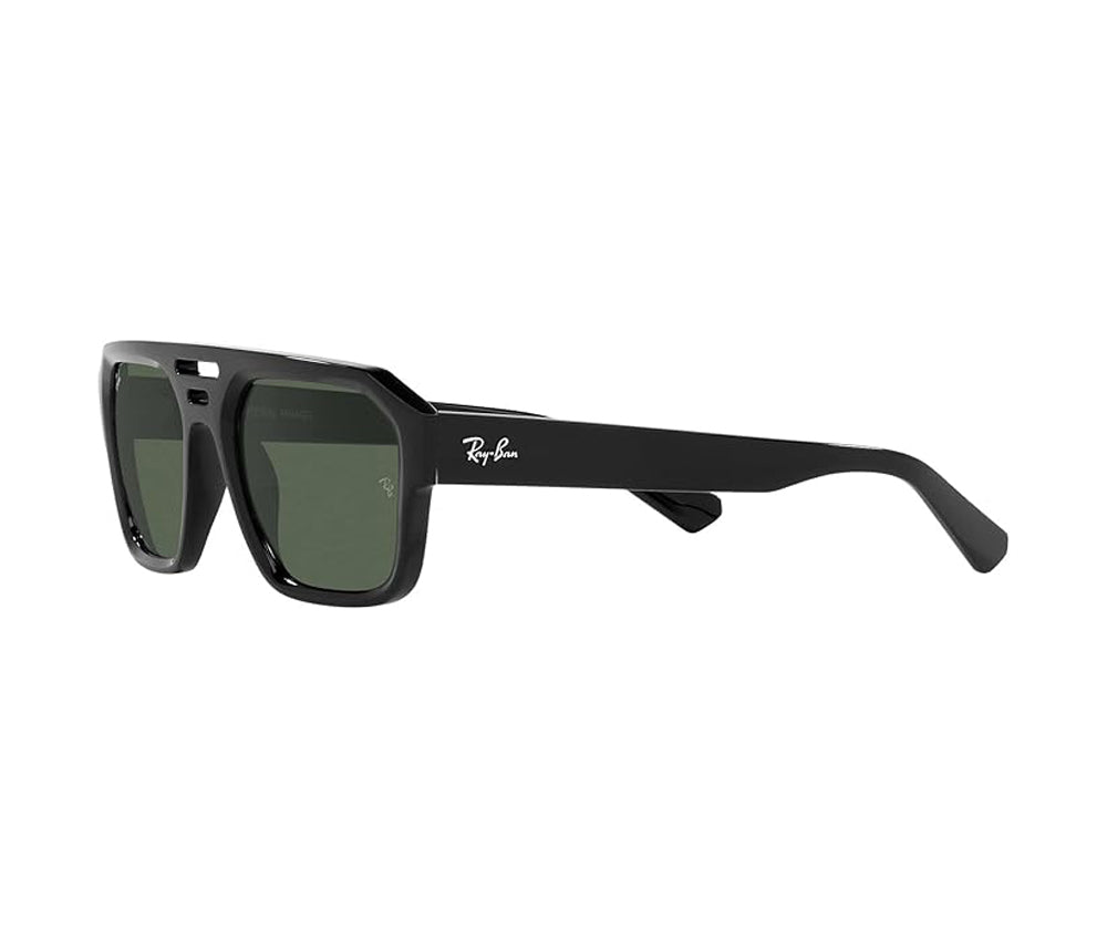 Ray-Ban Corrigan Sunglasses Black DkGreen