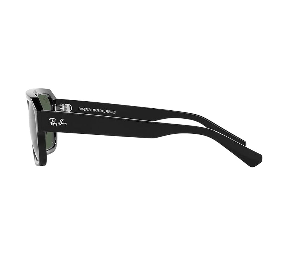 Ray-Ban Corrigan Sunglasses Black DkGreen