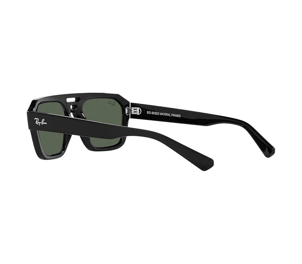 Ray-Ban Corrigan Sunglasses Black DkGreen