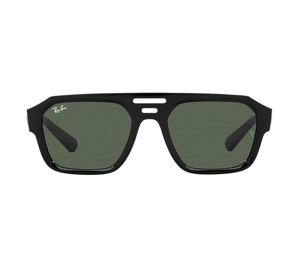 Ray-Ban Corrigan Sunglasses Black DkGreen