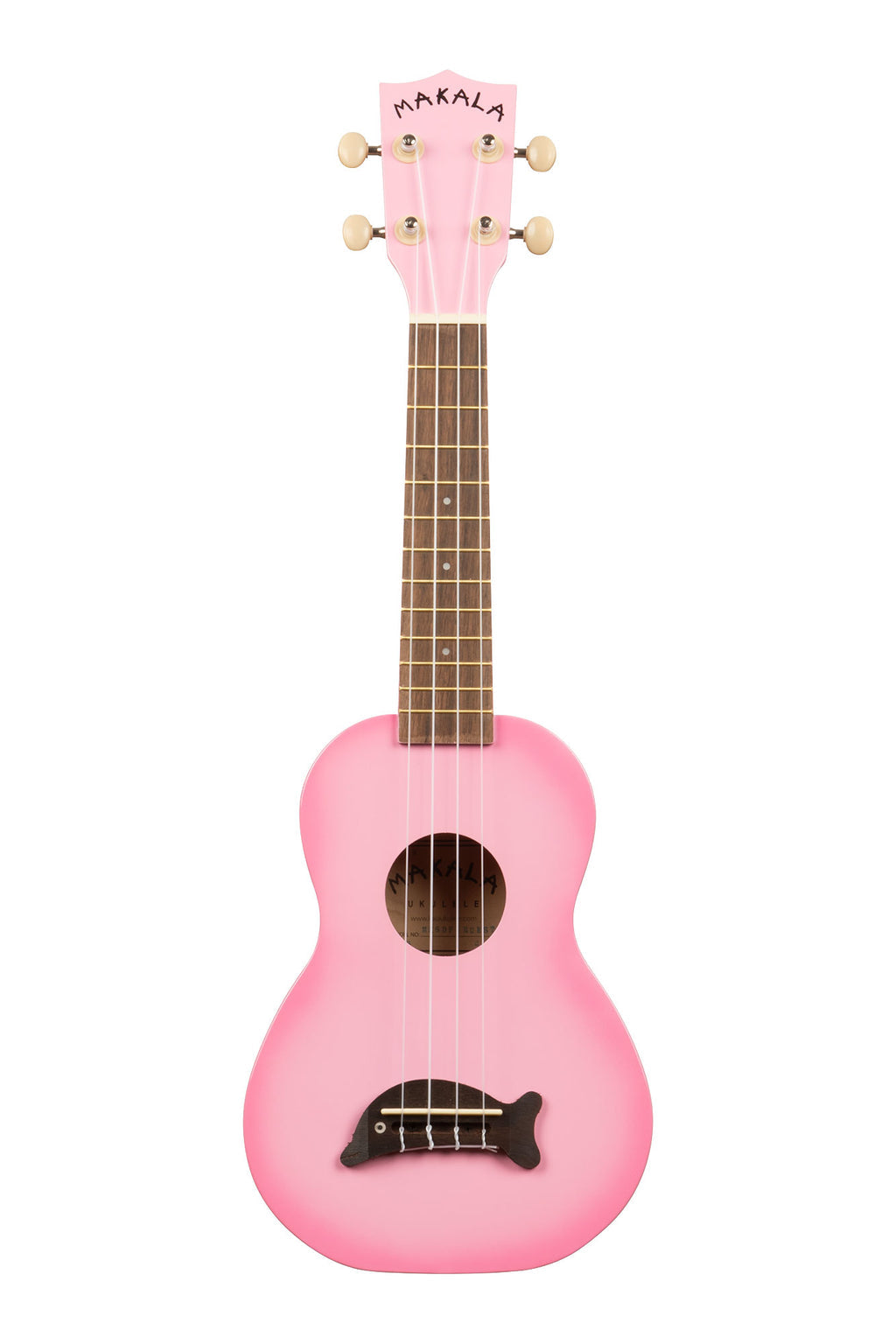 Kala Soprano Ukulele Dolphin Pink Burst