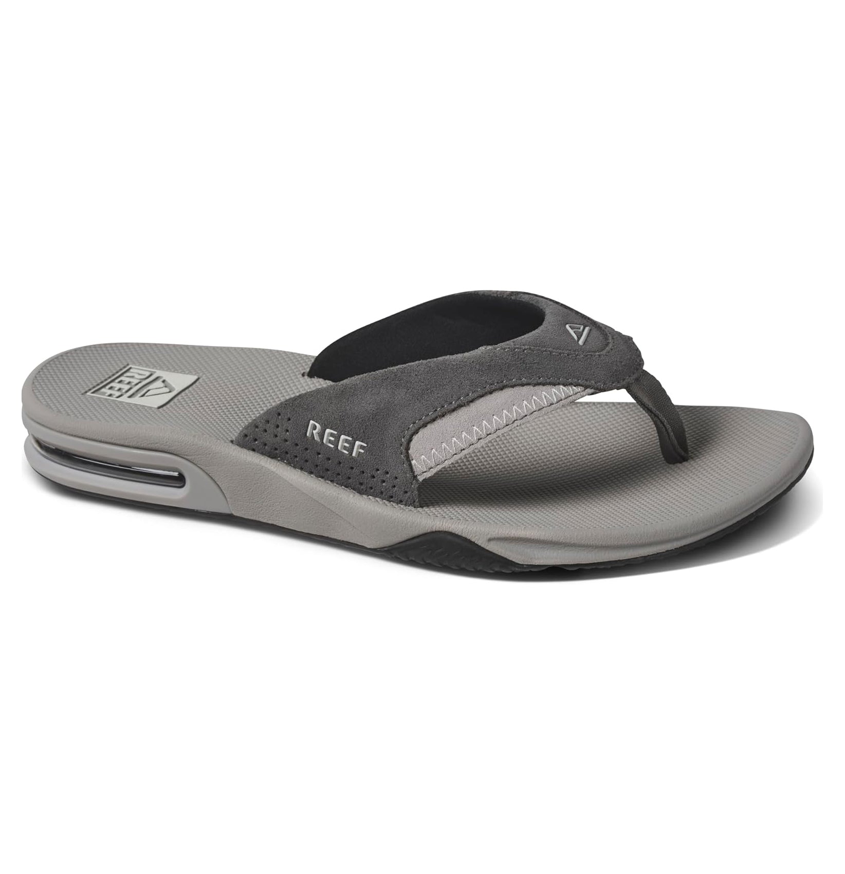 Reef Fanning Mens Sandal Grey Suede 13