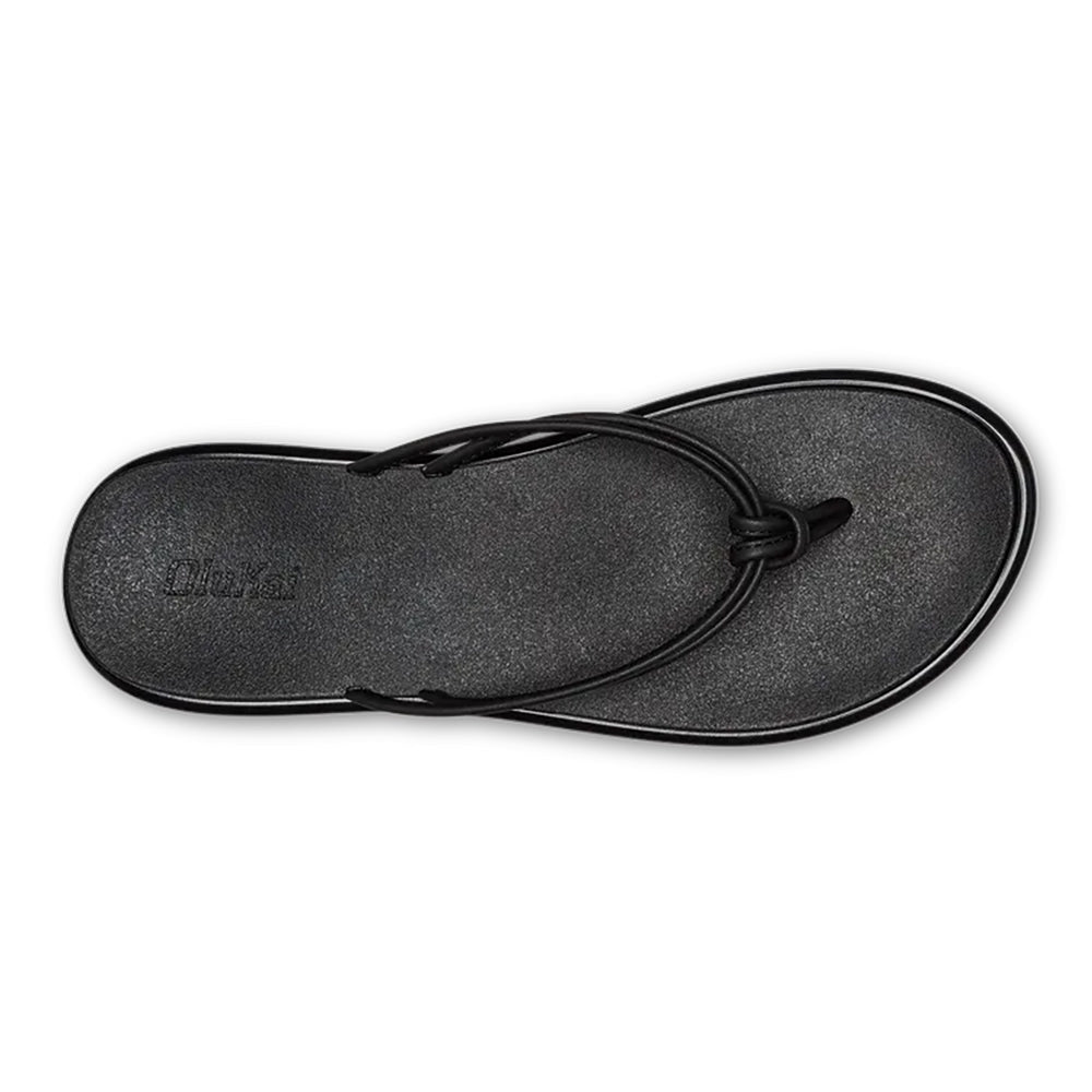 Olukai Aka Womens Sandal 4040-Black-Black 11