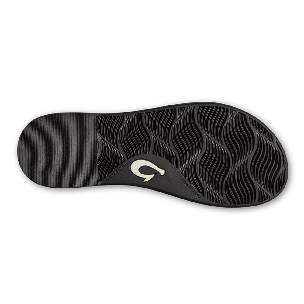 Olukai Aka Womens Sandal 4040-Black-Black 11