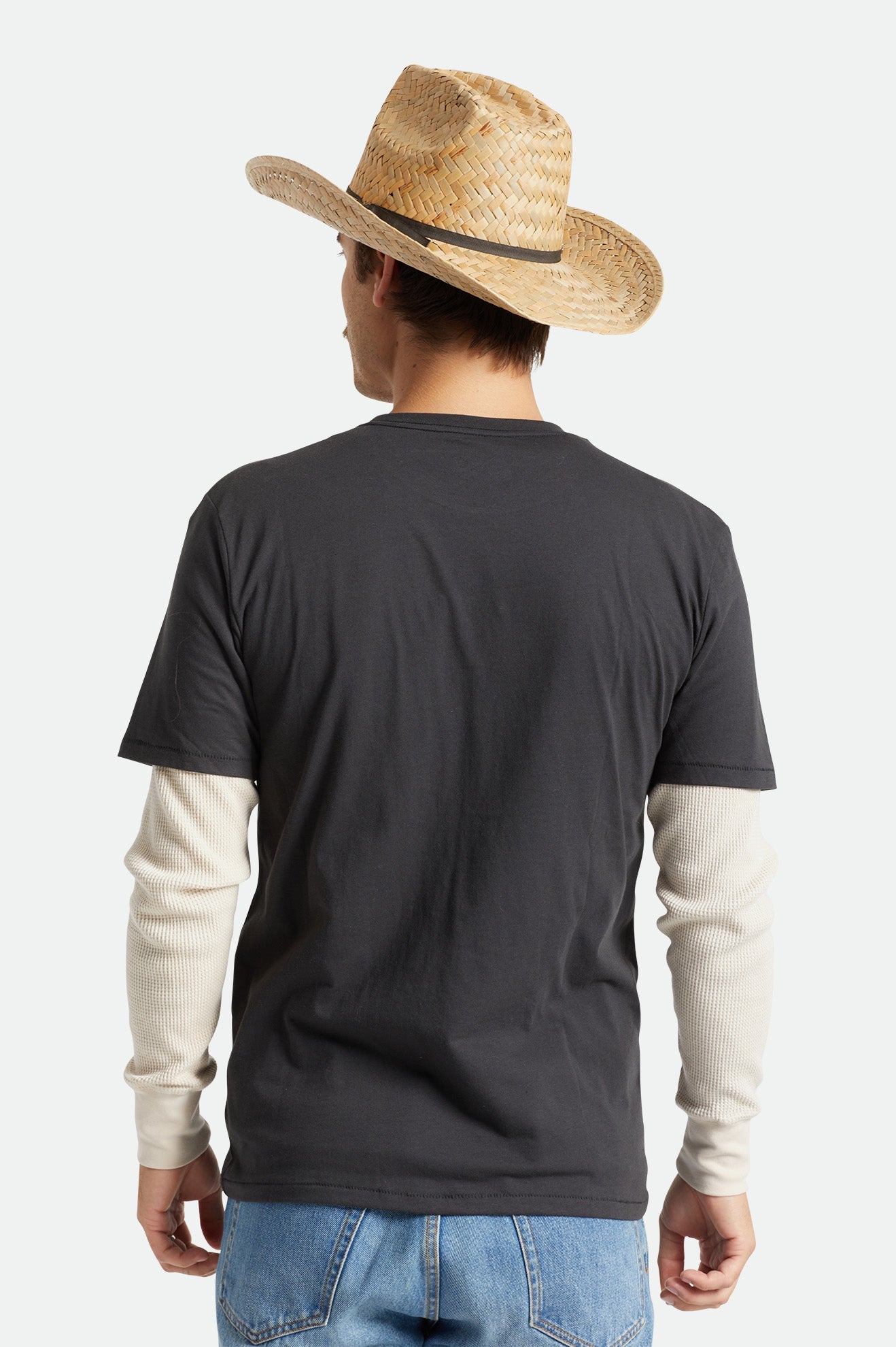 Brixton Houston Straw Cowboy Hat NATUR-Natural S/M