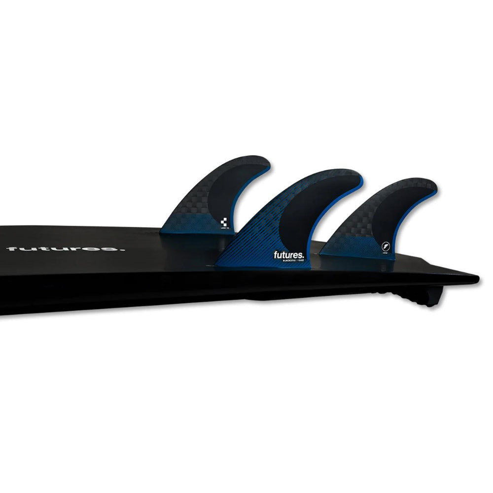 Futures Fins R8 Blackstix Thruster Fin Set Blue L