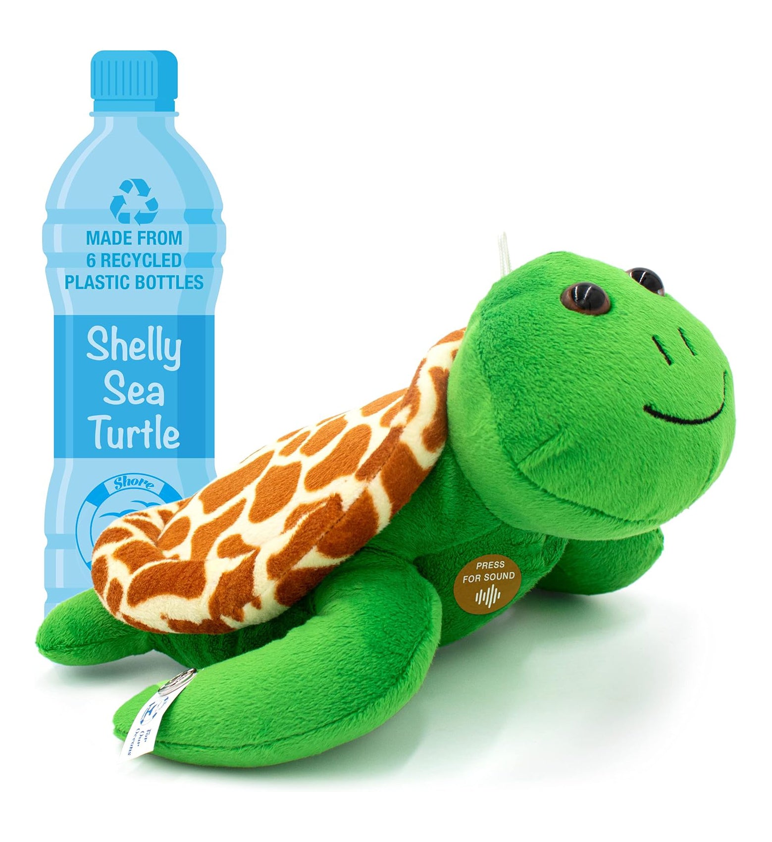 Shore Buddies 12" Plush Toy ShellytheSeaTurtle