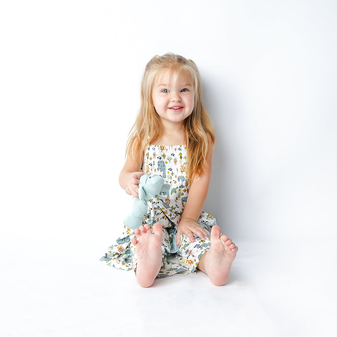 Emerson and Friends Baby Lovey Manatee OS