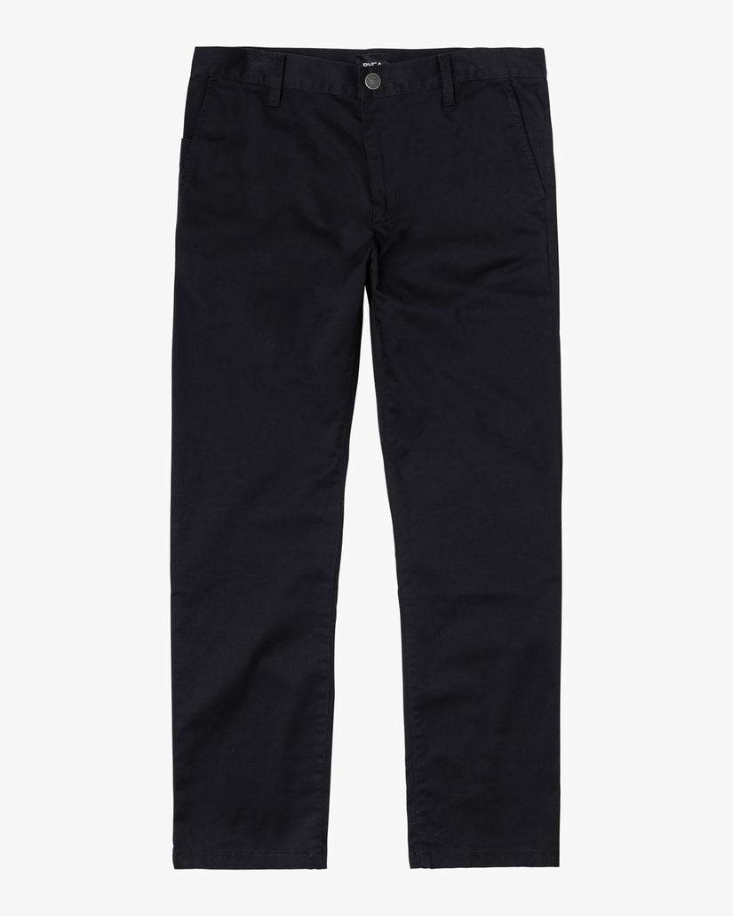 RVCA The Weekend Straight Fit Chino BLK 28