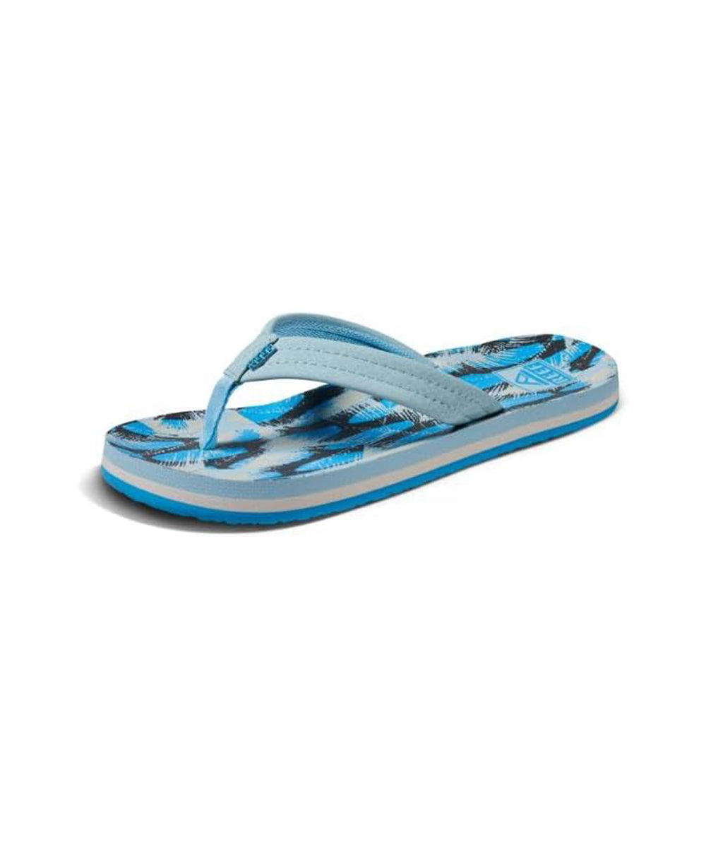 Reef Ahi Boys Sandal Surf Palms 3 Y