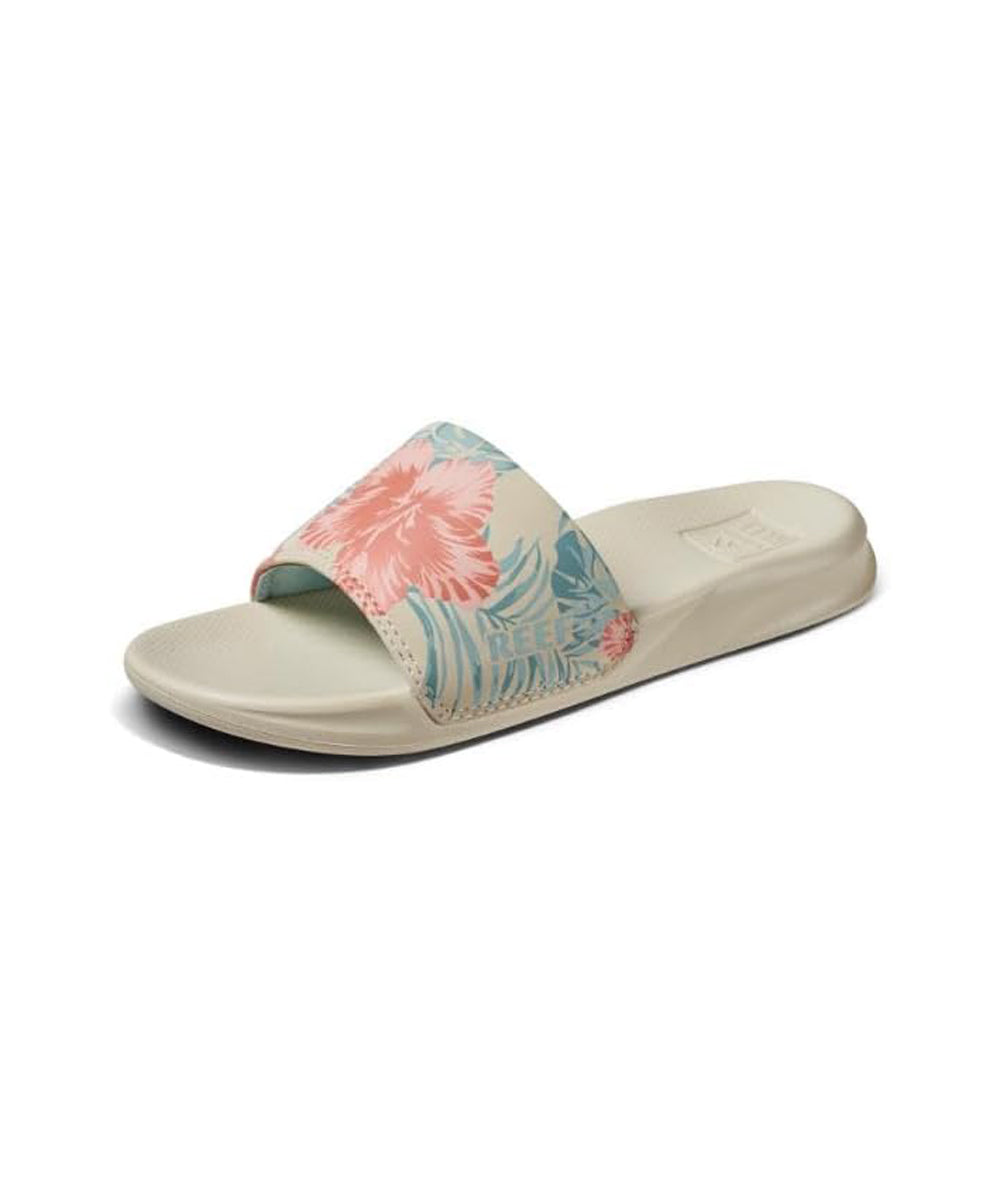 Reef One Slide Girls Sandal Vintage Hawaiian 3 Y