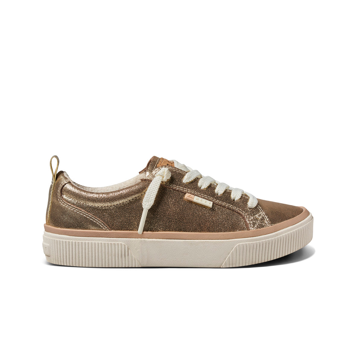 Reef Lay Day Dawn Womens Shoe Champagne Suede 6