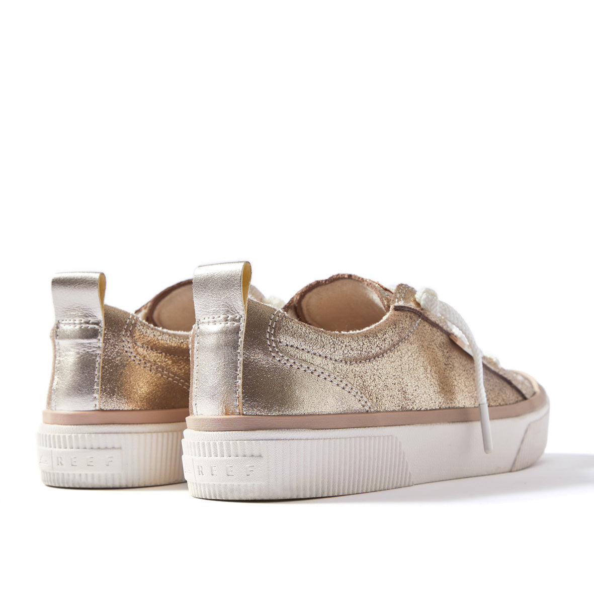 Reef Lay Day Dawn Womens Shoe Champagne Suede 6