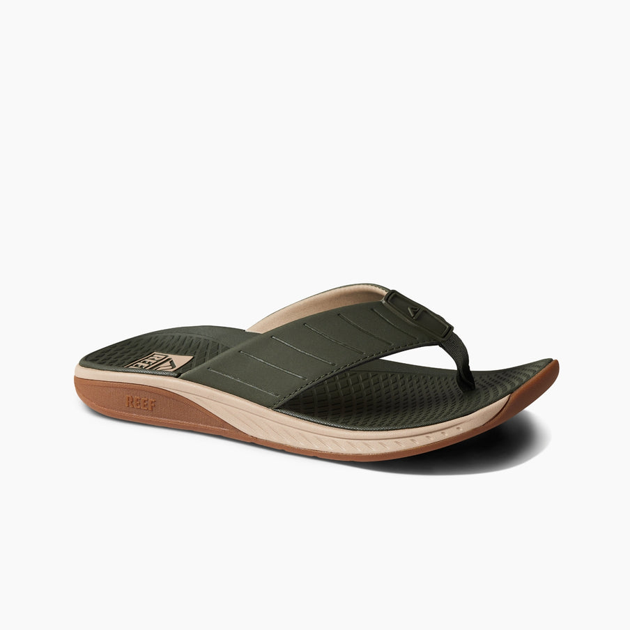 Reef The Deckhand Mens Sandal Olive-Gum 10