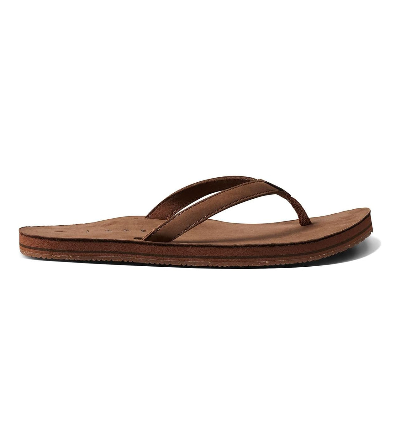Reef Solana Leather Womens Sandal Classic Brown 5